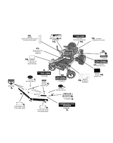 Part Location Diagram of 02005146 MTD Label - High Low